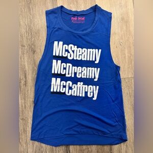 Pink Social McCaffrey Blue Graphic Tank Top